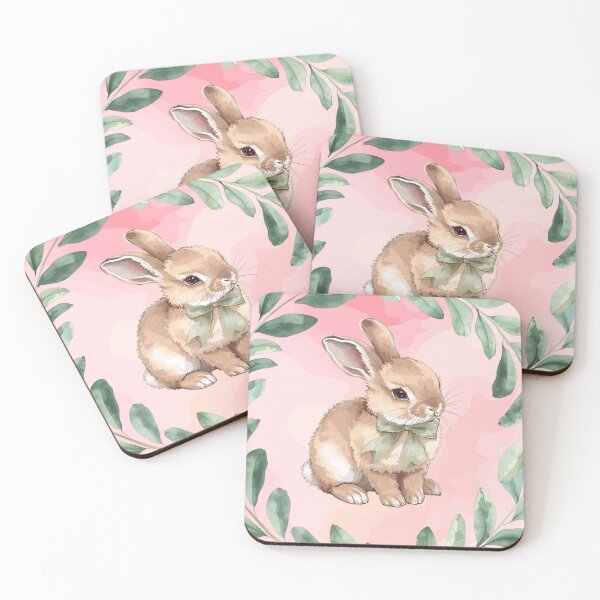 Item preview, Nursery Pink Sage Bunny designed and sold by MoonMonkeyNbear.