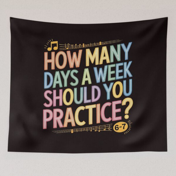 Item preview, Six Seven Meme for Musicians – How Many Days Should You Practice designed and sold by Redgiant87x.