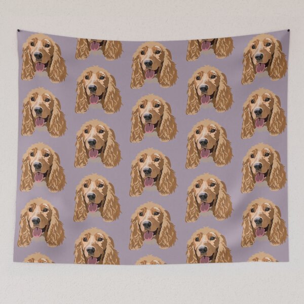 Item preview, English cocker spaniel designed and sold by Jmablesonart.