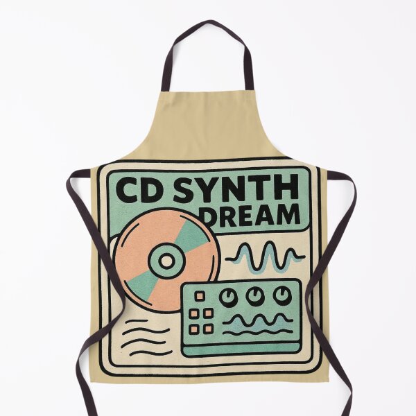 Item preview, CD Synth Dream Retro Synthwave Sticker – Electronic Music Graphic designed and sold by |TRSSHOP|.