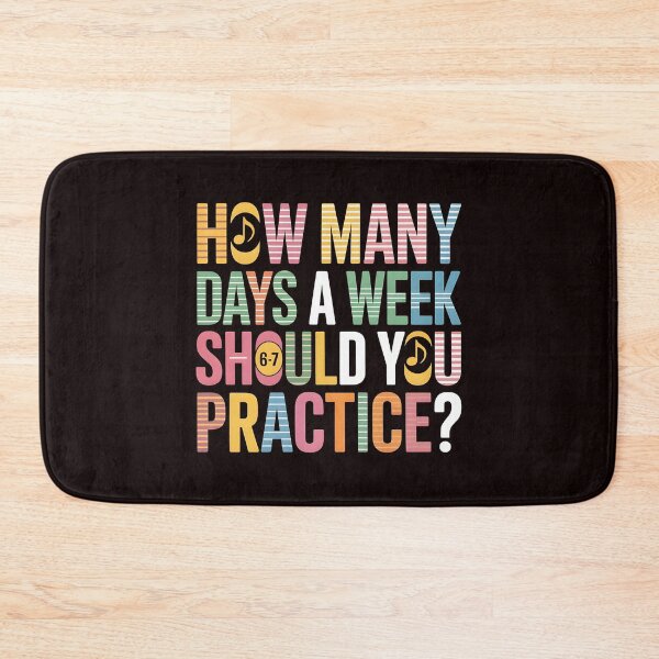 Item preview, How Many Days a Week Should You Practice - Hilarious Music Teacher Gift designed and sold by Redgiant87x.