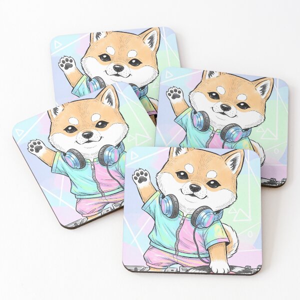 Item preview, DJ Shiba Inu Dropping Beats! designed and sold by Cute-Ur-Day.
