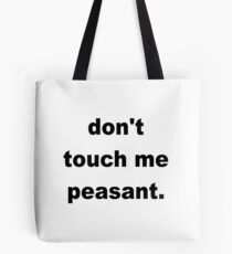 Bolsa de tela no me toques campesino