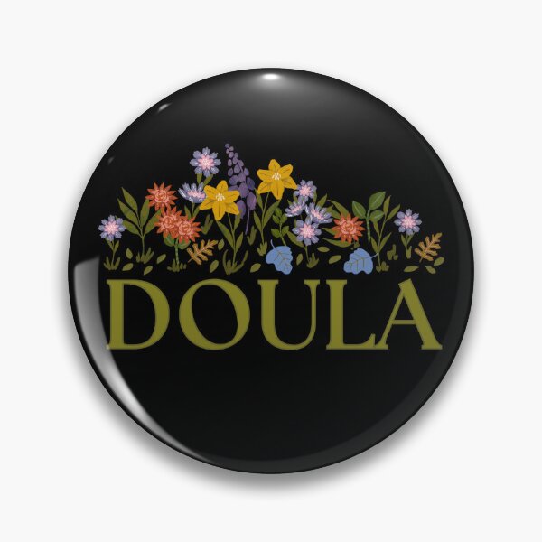 Item preview, Cute Groovy Doula Wildflowers Labour Birth Support Floral designed and sold by Guess4best.