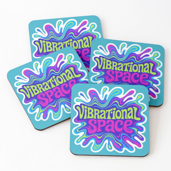 Item preview, Vibrational Space Psychedelic Sticker – Colorful Trippy Rave Graphic designed and sold by |TRSSHOP|.