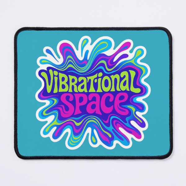 Item preview, Vibrational Space Psychedelic Sticker – Colorful Trippy Rave Graphic designed and sold by |TRSSHOP|.