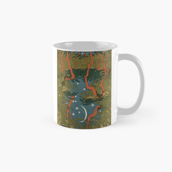 Item preview, Waldteich (Estanque del bosque) – Otto Eckmann | Ilustración modernista modernista designed and sold by tracerammo1.