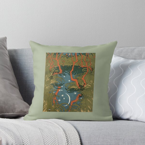 Item preview, Waldteich (Estanque del bosque) – Otto Eckmann | Ilustración modernista modernista designed and sold by tracerammo1.