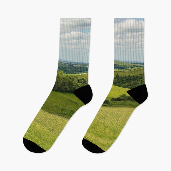 Item preview, The Valley Below - looking west along the South Downs designed and sold by HazyApplePhoto.