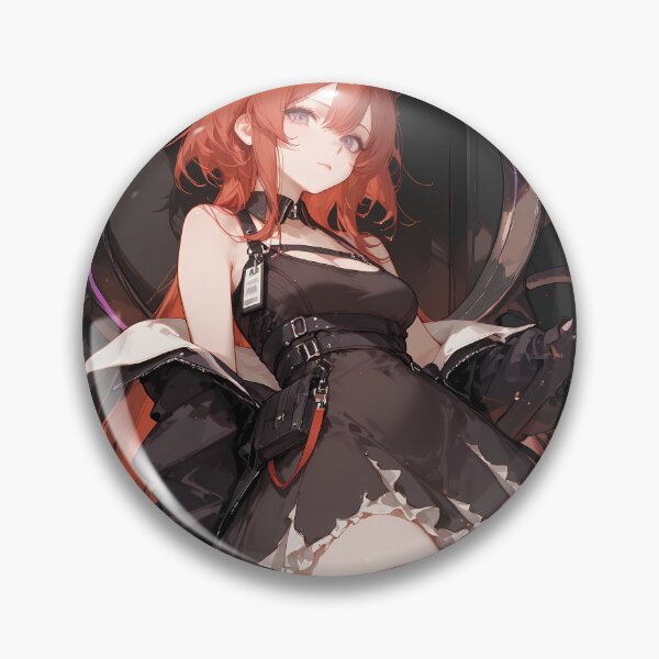 Item preview, Prelude Surtr Arknights Gothic Warrior Black Outfit Anime Girl designed and sold by thedarvills.