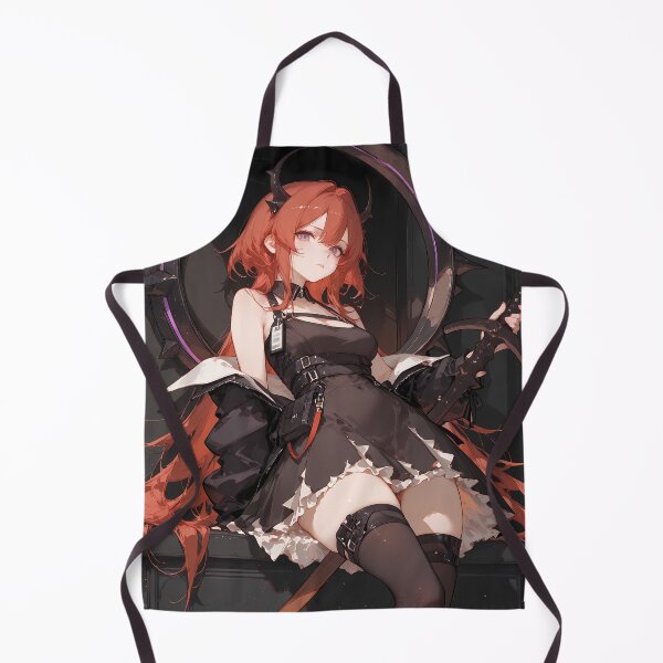 Item preview, Prelude Surtr Arknights Gothic Warrior Black Outfit Anime Girl designed and sold by thedarvills.