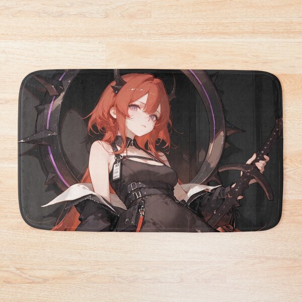 Item preview, Prelude Surtr Arknights Gothic Warrior Black Outfit Anime Girl designed and sold by thedarvills.