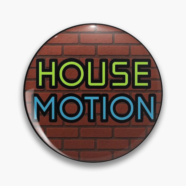 Artikelvorschau, House Motion Brick Wall Logo – House Music Neon-Aufkleber entworfen und verkauft von |TRSSHOP|.