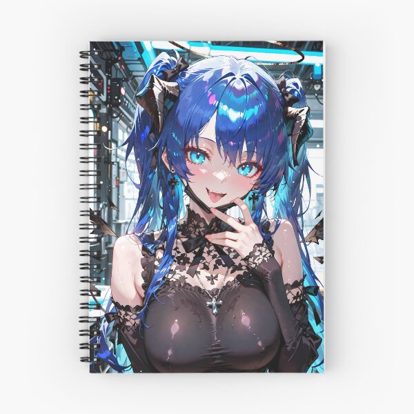 Item preview, Prelude Mostima Arknights Black Lace Dress Blue Hair Angelic Girl designed and sold by thedarvills.