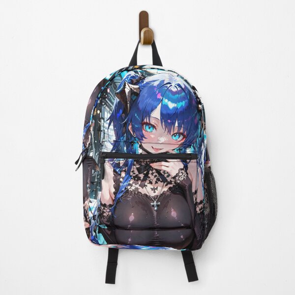 Item preview, Prelude Mostima Arknights Black Lace Dress Blue Hair Angelic Girl designed and sold by thedarvills.