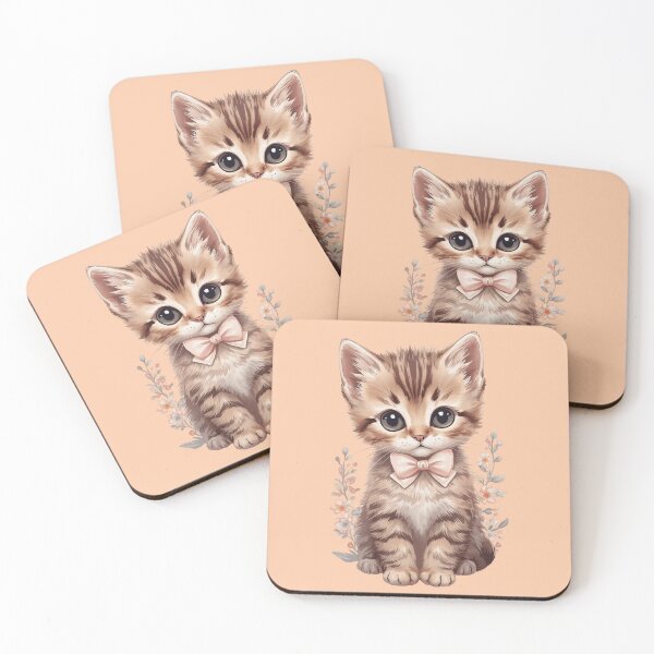 Item preview, Peachie Purrwood – Lucky Charm Cat for Daily Positivity | ArtivaNest Pet Family designed and sold by ArtivaNest.