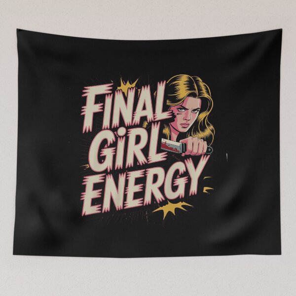 Item preview, Final Girl Energy Softstyle, Horror Movie Tee, Slasher Film, Halloween Apparel designed and sold by khorbiasieno.