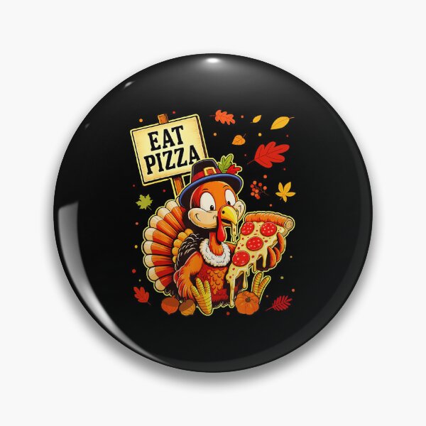 Item preview, Funny Turkey Eat Pizza Thanksgiving  designed and sold by JEFDodsonArt.