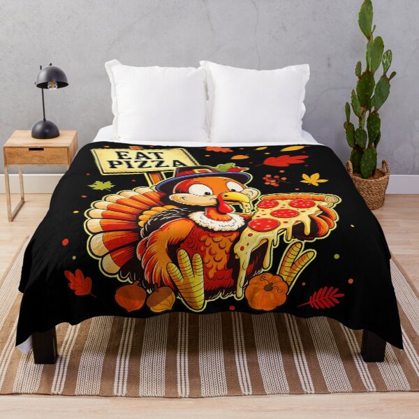 Item preview, Funny Turkey Eat Pizza Thanksgiving  designed and sold by JEFDodsonArt.
