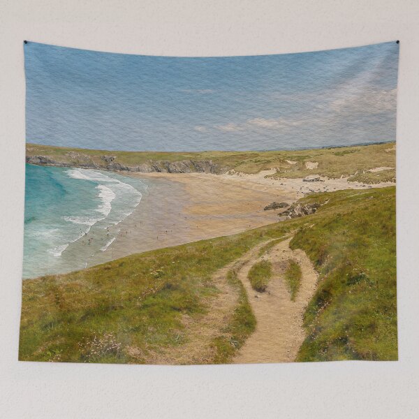 Item preview, South West Coast Path to Perranporth designed and sold by HazyApplePhoto.