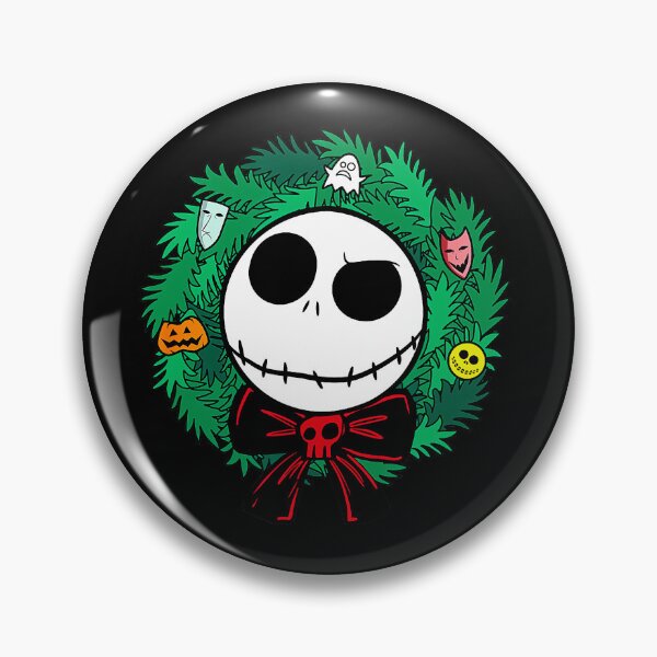 Item preview,  Nightmare Before Christmas Jack Festive Holiday Wreath Blue Small designed and sold by jeffgonzales.