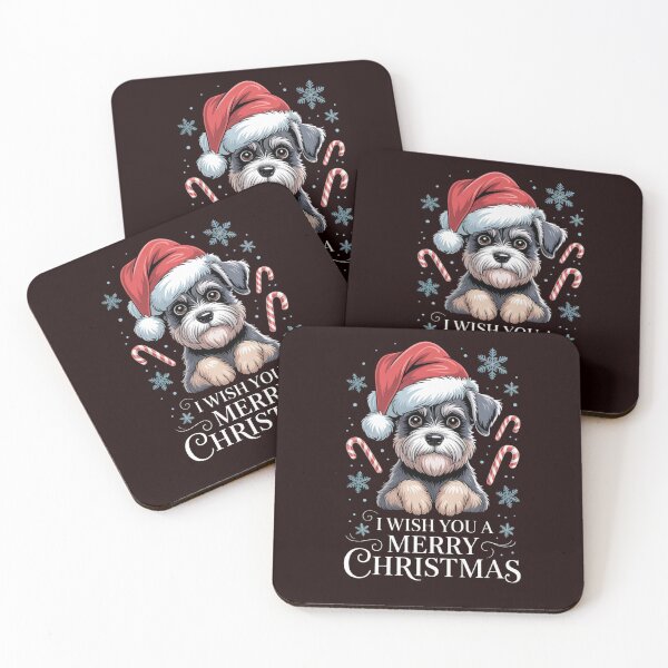 Item preview,  I wish you a Merry Christmas cute dog designed and sold by WSShop7.