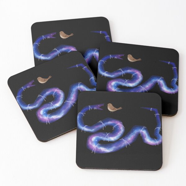 Item preview, galaxy serpent and little bird  designed and sold by aradadesigner20.