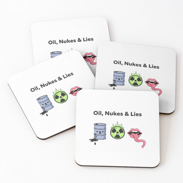 Item preview, Oil, Nukes & Lies designed and sold by HypeAtlas.