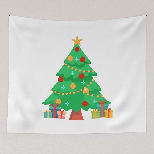 Item preview, Festive Christmas Tree with Gifts Graphic designed and sold by Jirada.