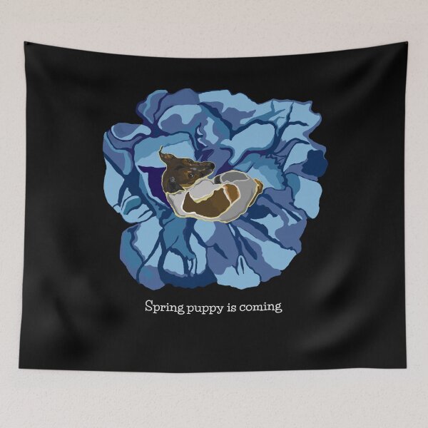 Item preview, Spring puppy is coming, Gifts for Dog Lovers designed and sold by AgejtaaCreates.