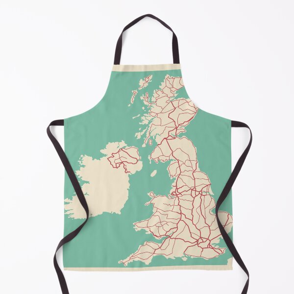 Item preview, Modern UK Map designed and sold by MapsByLeo.