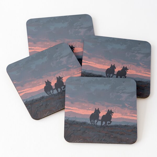 Item preview, Dogs at sunset designed and sold by Cine8.