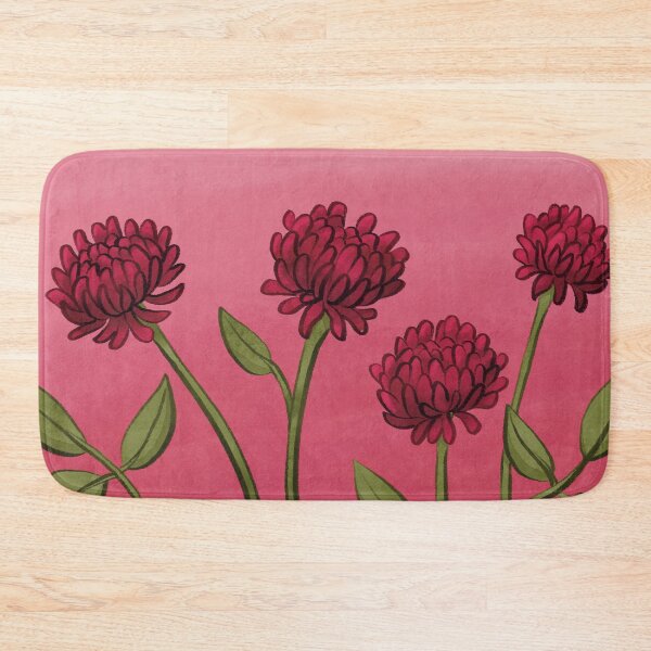 Item preview, Floral Illustration Red Chrysanthemum designed and sold by Mel-Mas-Stoband.