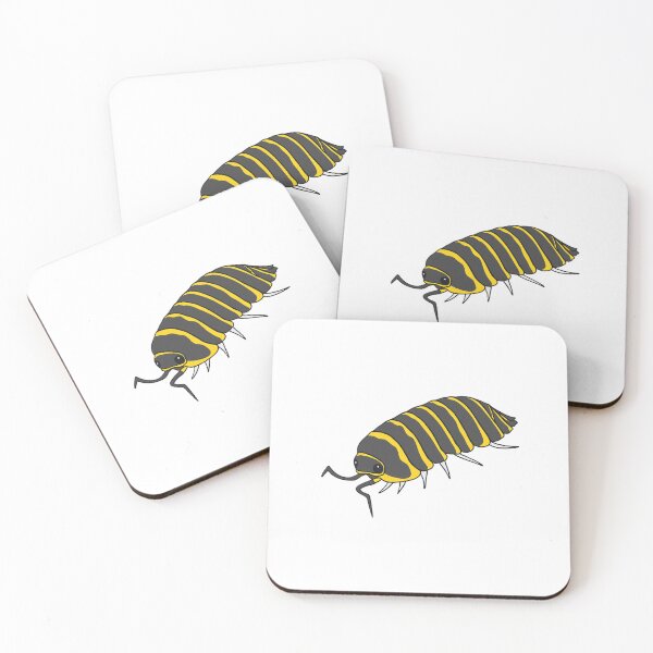 Item preview, Isopod Armadillidium maculatum yellow designed and sold by RockyLichen.