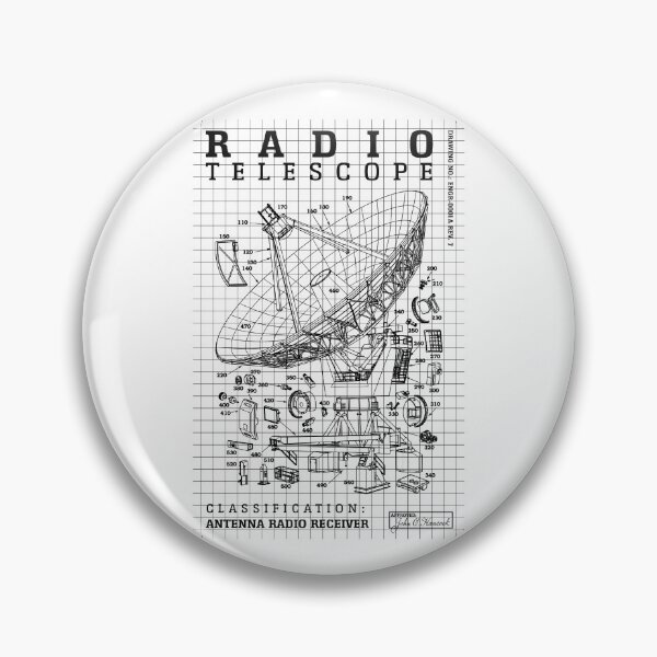 Item preview, Astronomy Radio Telescope Astronomer Astronomers Diagram designed and sold by GrandeDuc.