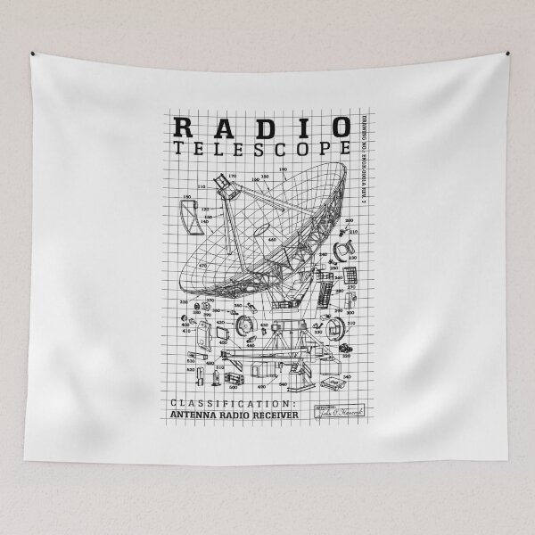 Item preview, Astronomy Radio Telescope Astronomer Astronomers Diagram designed and sold by GrandeDuc.