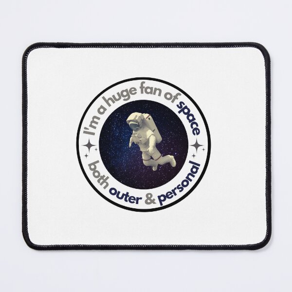 Item preview, Funny Introverts Quote Huge Fan of Space Both Outer and Personal designed and sold by dbyjane.