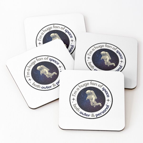 Item preview, Funny Introverts Quote Huge Fan of Space Both Outer and Personal designed and sold by dbyjane.