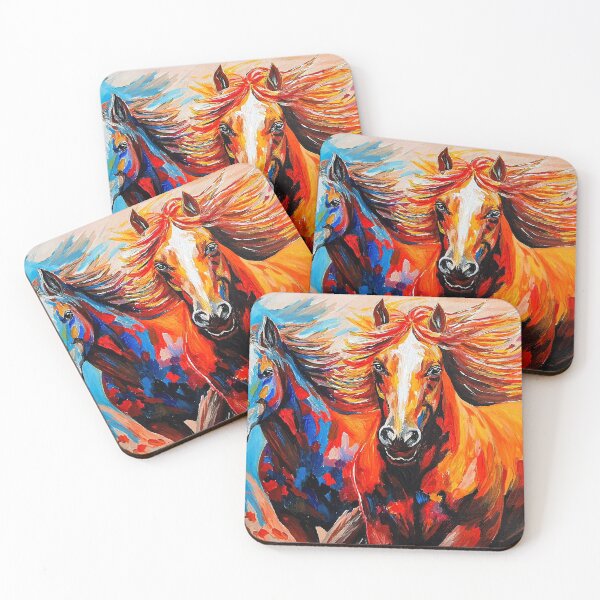 Item preview, Horses and Freedom designed and sold by MariaWinterArt.