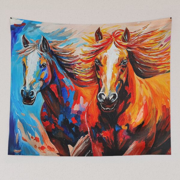 Item preview, Horses and Freedom designed and sold by MariaWinterArt.