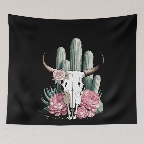 Item preview, Desert cow skull designed and sold by MinaReinger.