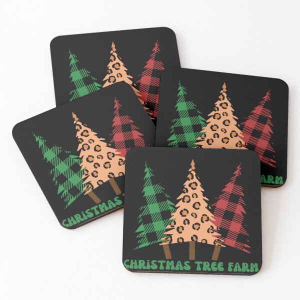 Item preview, Patchwork Trees , Christmas Tree Farm, Christmas Tree Path, Cute Winter Christams Happy Holidays designed and sold by KolorellaS.