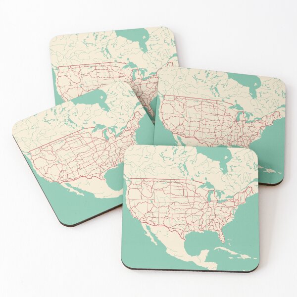 Item preview, United States Map designed and sold by MapsByLeo.