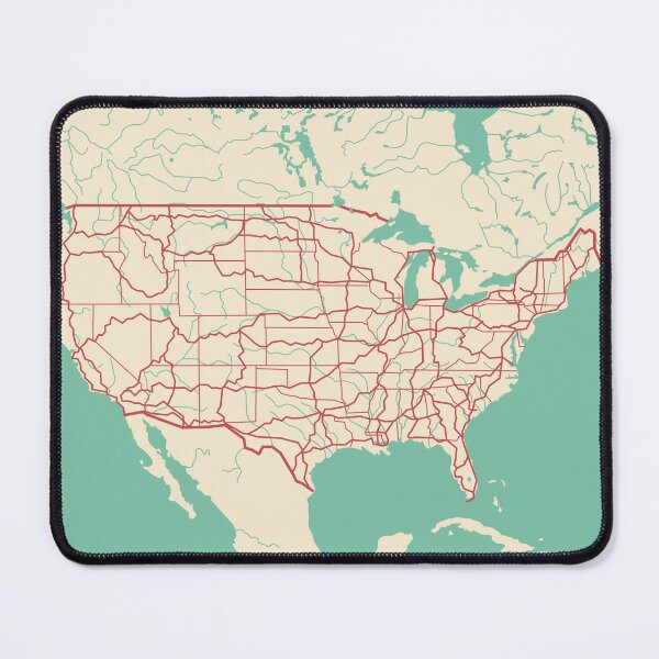 Item preview, United States Map designed and sold by MapsByLeo.