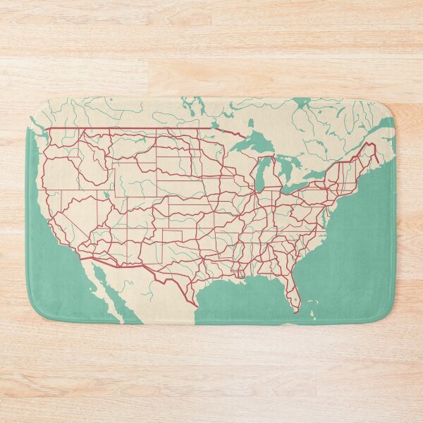Item preview, United States Map designed and sold by MapsByLeo.