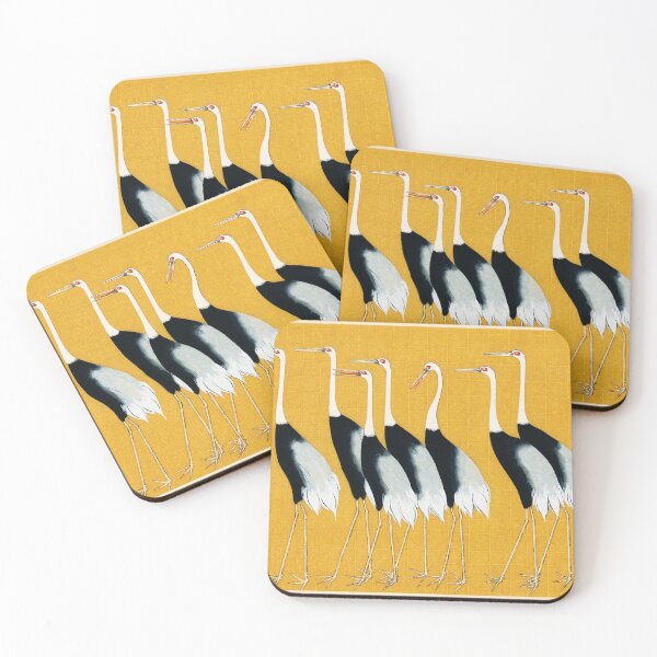 Item preview, Japanese red-crowned cranes by Ogata Kōrin designed and sold by VenusArt7.