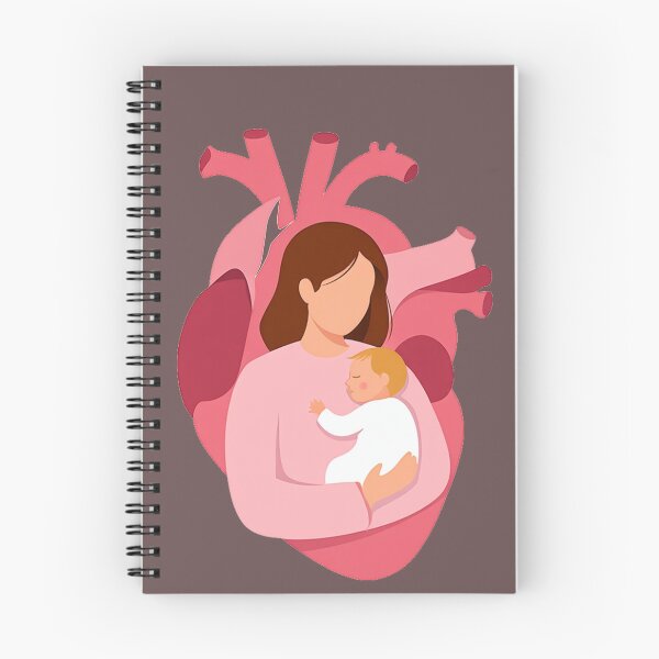 Item preview, Un cœur orné d'un motif mère-enfant, un cadeau romantique pour la fête des mères designed and sold by thechoice1.