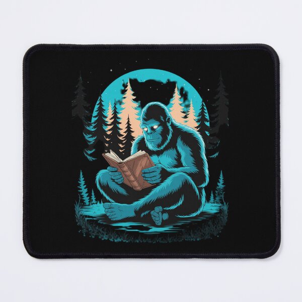 Item preview, Cute Sasquatch Reading a Book Bigfoot Reader designed and sold by THagBlue.