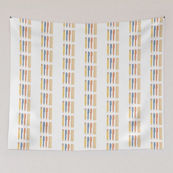 Item preview, Pencil, pens, and ruler isolated on transparent background, back to school theme, AI generated designed and sold by dvoevnore.