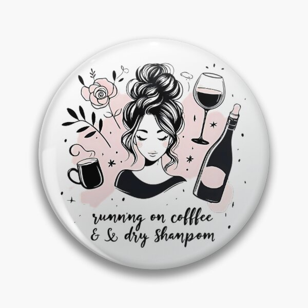 Item preview, Diseño de vino con café y champú seco designed and sold by DrawDrip.